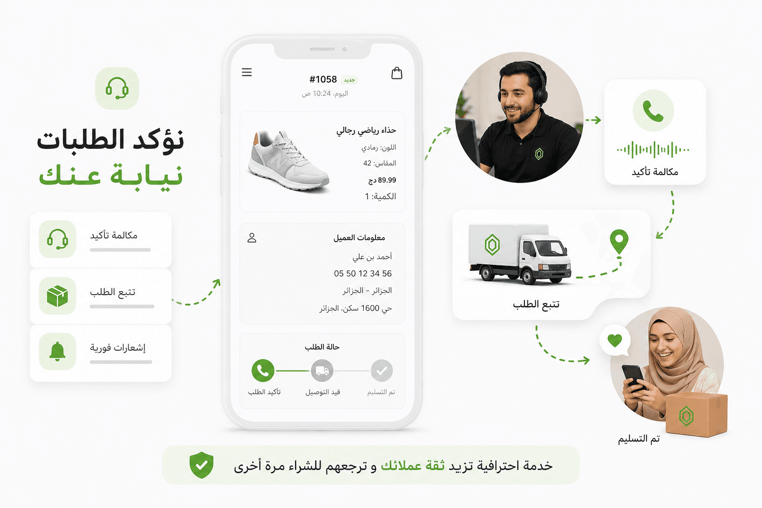 أكد بالهاتف