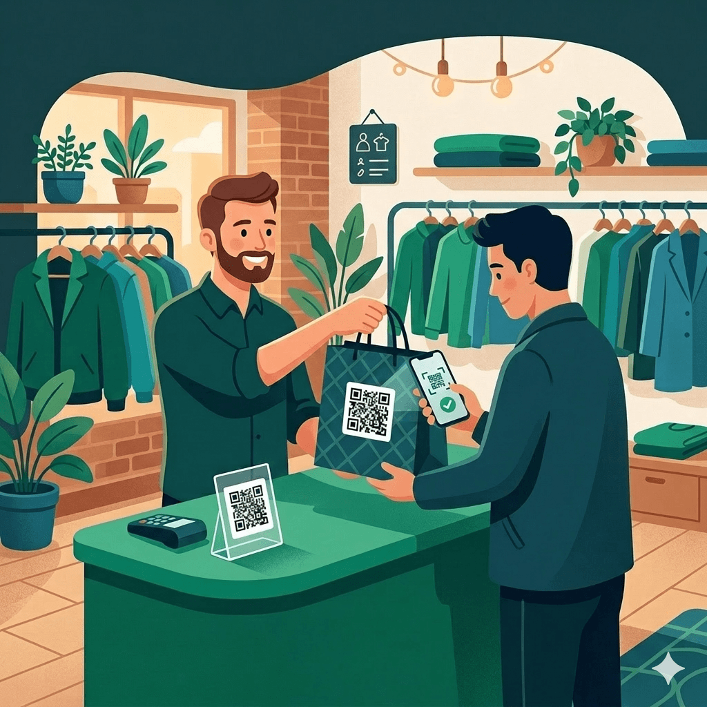 اطبع وألصق أكواد QR